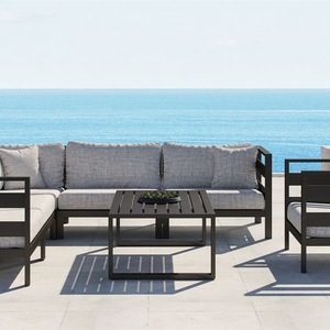 Conjunto <span class=keywords><strong>de</strong></span> Sofá y Comedor para Jardín, Muebles <span class=keywords><strong>de</strong></span> Ratán, Sofá <span class=keywords><strong>Real</strong></span> para Jardín, Conjunto <span class=keywords><strong>de</strong></span> Sofá para Exteriores, Muebles Modernos para Exteriores - Product Image 2