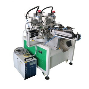 Automatic Four-Station UV Screen Printer Robot New Condition Two-Color LED for High-Affinity Card Label Printers - Product Image 4