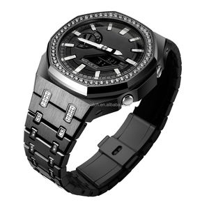 Moda Ga2100 Mod Kit 316L correa de Metal Acero inoxidable reloj bisel caja Retrofit Kit para Casiaok <span class=keywords><strong>Ga</strong></span> <span class=keywords><strong>2110</strong></span> Oak <span class=keywords><strong>G</strong></span> <span class=keywords><strong>Shock</strong></span> - Product Image 4