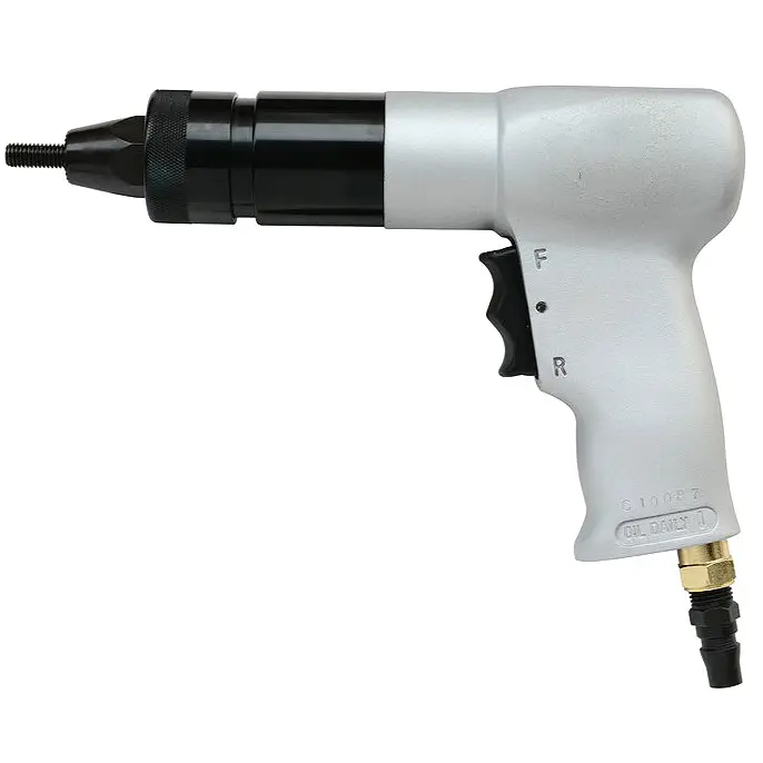 TY88206 Pneumatic Rivnut setting gun rivet nut tools W/Quick-Change 1/4" & 5/16" Mandrels Forward and reverse actions