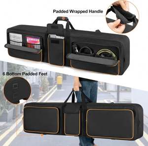 Estuche Acolchado Portátil para Teclado de Instrumento Musical, Bolsa de Transporte para Teclado de Piano con Acolchado Grueso, Muestra Gratuita - Product Image 6