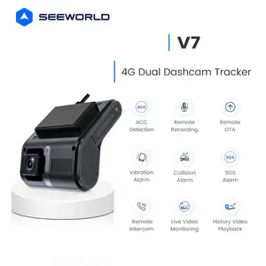 SEEWORLD V7 1080P Ultra Wide Live Streaming Dashcam With Dual Cam Channel Camera And GPS