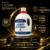 Lessive liquide adoucissante en vrac OEM, parfum longue durée, fraîcheur durable, pour vêtements, couleur ivoire et bleu marine, produits de nettoyage