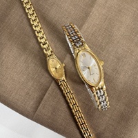 Nouvelle Montre Médiévale pour Femme 2024, Plaquée Or, Rétro, Bracelet Luxe Unique et Noble, Cadeau Idéal pour Amoureuse