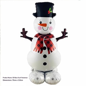Ballon <span class=keywords><strong>en</strong></span> aluminium 3D <span class=keywords><strong>en</strong></span> forme de soldat <span class=keywords><strong>casse</strong></span>-<span class=keywords><strong>noisette</strong></span> et bonhomme de neige, décoratif pour centre commercial de Noël - Product Image 3