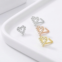 En gros Bijoux de piercing corporel en acier inoxydable, piercing de nez en forme de barre en L, bijoux de mode pour femmes et hommes
