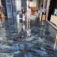 Vente directe usine – Carreaux de porcelaine modernes les plus vendus 900*1800mm, lisses, entièrement polis, émaillés, bleu jade, luxe, pour extérieur