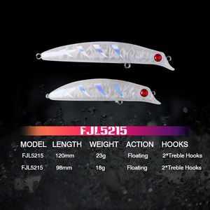 Leurre de pêche flottant en plastique FJORD personnalisé de haute qualité, 98 mm 18 g/120 mm 23 g, pour la pêche en rivière, en lac et en ruisseau, Jerkbait <span class=keywords><strong>Minnow</strong></span> - Product Image 4
