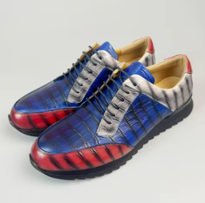 Zapatos de Vestir de Cuero Vacuno con Charol para Hombre, Estilo Británico con Cordones, Clásicos, Formales, Elegantes, para Negocios, de Calidad, al por Mayor - Product Image 1
