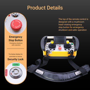 Pompe à béton ECD-5000 télécommande Radio Joystick Kit de télécommande hydraulique télécommande sans fil - Product Image 3