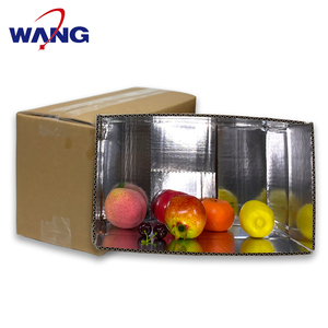 cold transport carton box factory direct sale aluminum foil paper box insulated packaging box