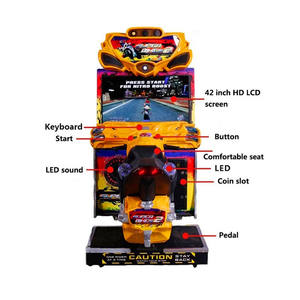Machine <span class=keywords><strong>de</strong></span> <span class=keywords><strong>jeux</strong></span> d'arcade pour enfants, super bike 2, pour adultes, à pièces, d'occasion - Product Image 5