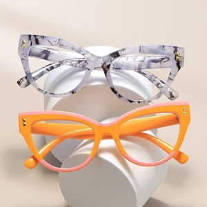 Gafas de Sol Modernas para Mujer, Venta al por Mayor, Montura Óptica Vintage de Ojo de Gato, Gafas Graduadas con Protección Anti Luz Azul para Mujer - Product Image 4