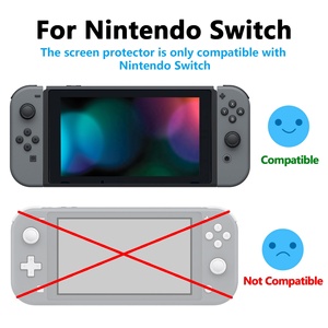 EXtremeRate Colorful Border 9H HD Super Touch Protective Cover Film Tempered Glass Screen Protector for Nintendo Switch Console - Product Image 3