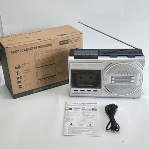 เครื่องบันทึกเสียงแบบพกพาสไตล์เรโทร วิทยุ AM FM SW บลูทูธ USB TF การ์ด ระบบหยุดอัตโนมัติ สำหรับใช้ในบ้าน นอกบ้าน และการเดินทาง ลำโพงสเตอริโอแบบพกพา - Product Image 6