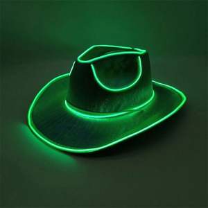 Sombrero de Vaquero con Luces LED Estilo Occidental, Colorido, Unisex, para Viajes al Aire Libre, Fiestas Casuales, Venta al Por Mayor - Product Image 4