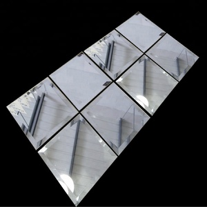 SINOY 4mm Large Beveled Mirror Tiles for Mirrors Home Decor <b>Wall</b> - Product Image 4