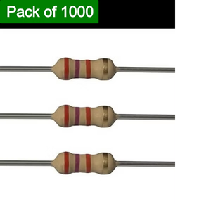 High Quality 1 Tolerance Metal Film <b>Fixed</b> Resistors Axial Lead Through Hole Type for Electronics Projects PCB Circuits Long Life - Product Image 2