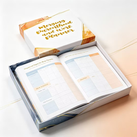 Carnet de notes personnalisé avec logo imprimé, reliure spirale, couverture en tissu et PP, papier 100 g/m², formats A5/A6/B5/B6