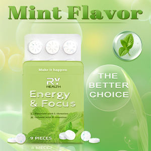 Tae tae etiket nane Tablet vitamini enerji sakız Booster nootropik takviyesi bellek ve kadınlar erkekler için odak sakız - Product Image 2