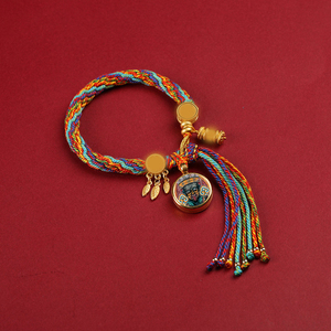 สร้อยข้อ<span class=keywords><strong>ม</strong></span>ือทอเครื่องรางสแตนเลสสไตล์<span class=keywords><strong>ธิเบต</strong></span> - Product Image 6