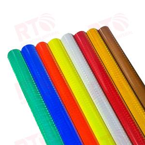 Micro prismático 3 años PET Eco solvente impreso conspicuo Reflect Material <span class=keywords><strong>Reflector</strong></span> hoja película vinilo rollo pegatina reflectante - Product Image 4