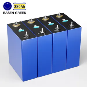 Shenzhen Basen EU Stock DIY Energy Storage System 3.2v 280ah Lifepo4 Battery Cells 6000 Cycle LF280k for RV,PV,Outdoor