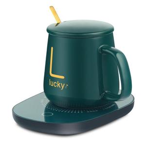 Prezzo di fabbrica 350ML Bone china Mug portatile a temperatura costante 55 gradi <span class=keywords><strong>Smart</strong></span> Coffee Warmer Mug con spegnimento automatico - Product Image 1