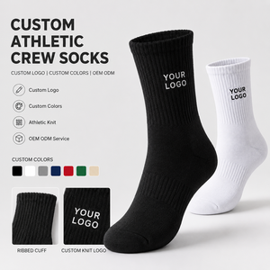<span class=keywords><strong>Chaussettes</strong></span> de sport athlétiques personnalisées en gros avec logo en bloc pour équipes, style tricot pixel, performance côtelée, OEM ODM - Product Image 1