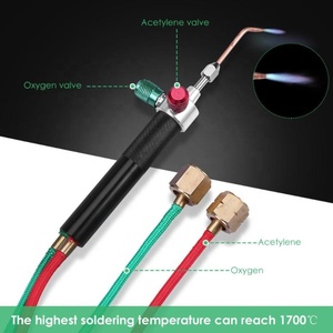 Mini gas ngọn đuốc hàn hàn súng oxy axetylen Súng bạch kim kim loại thép không gỉ Hàn Công cụ Hàn Kit - Product Image 4
