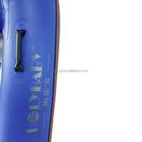 Kayak gonflable léger en PVC Hailebao, bateau escargot portable pour la pêche en lac, les divertissements aquatiques, les fêtes au bord de la piscine, 1 personne