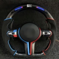 Pour volant LED sport en cuir avec couleur personnalisée pour véhicules F10/F30/F31/F32/F20/E92/E60/X6/E71/X5/E70/M3/M4/M6