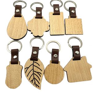 Llavero de Madera Ecológico Personalizado de Fábrica, Regalo Promocional, Grabado Láser, Recuerdo de Cumpleaños - Product Image 1
