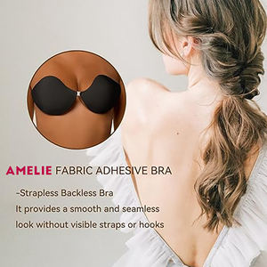 Fabricant de Cache-Tétons Vente Chaude Soutien-Gorge Adhésif Invisible pour Robes Décolletées Sous-Vêtements Femme Effet Pigeonnant - Product Image 4