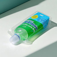 Sachets personnalisés imprimés résistants à l'humidité pour échantillons de savon liquide, shampoing, cosmétiques, crème, lotion, nettoyant facial avec embout de remplissage