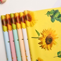 Sonnenblumen-Verpackung BOPP-beschichtetes Wasserfestes Blumenstrauß-Verpackungspapier Blumen-Geschenkpapier Großhandel