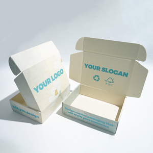 Muestra gratis de logotipo personalizado de color rosa, caja de embalaje corrugado cosmético, caja de envío, caja de papel - Product Image 2