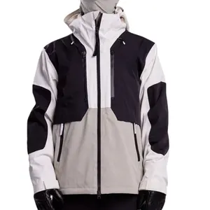 Professional Outdoor Waterproof Breathable Ski Wear Jacket High Quality Padded Snow Jacket for Men