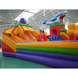 Château gonflable pour enfants en PVC <span class=keywords><strong>commercial</strong></span>, château gonflable extérieur, thème océan, parc gonflable combiné, trampoline pour enfants - Product Image 5