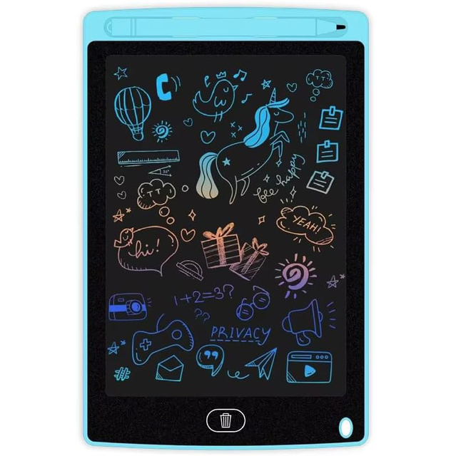 8.5 Inches LCD Writing Board Drawing Tablet Digital Graphic Tablet Electronic Handwriting Magic Pad Memo Pads Multi-Color School