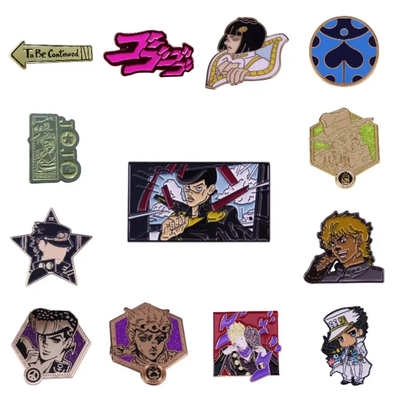 Excellent Quality Lapel Enamel Pins Collect Anime Movies Metal Cartoon Brooches Keychain Badges Backpack Men Women Jewelry Gifts