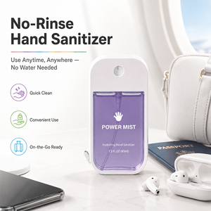 45ml <b>Plastic</b> <b>Spray</b> <b>Bottle</b> Refillable Hand Sanitizer Container Pocket Size Hooking Keychain <b>Bottle</b> Custom Promotional Gift - Product Image 6