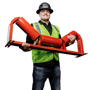 Nouvelle bande transporteuse en caoutchouc à rouleaux métalliques en acier au carbone de 4 pouces pour le commerce de détail - Product Image 1