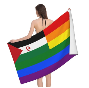 Toalla <span class=keywords><strong>de</strong></span> playa <span class=keywords><strong>de</strong></span> microfibra con bandera árabe <span class=keywords><strong>de</strong></span> <span class=keywords><strong>la</strong></span> República Democrática del Sahara, Toalla <span class=keywords><strong>de</strong></span> baño <span class=keywords><strong>de</strong></span> acuarela, toalla <span class=keywords><strong>de</strong></span> playa sin arena, manta rápida - Product Image 1