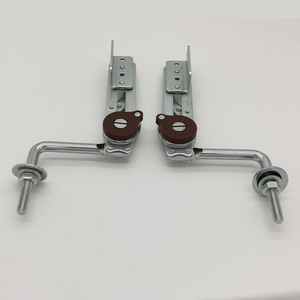 Double Ear Headrest Hinge Stainless Steel 90-180 Degree Adjustable Surface Mount Furniture Hardware Accessory - Product Image 1
