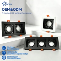 Plafonnier en fer noir et blanc de bonne qualité, multi-designs, avec coque pour spot et downlight