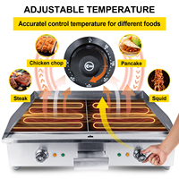 Nouveau Produit : Plancha Électrique Commerciale avec Contrôle Thermostatique Réglable, Gril de Comptoir Professionnel