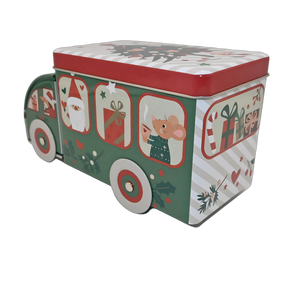 Truck Shaped Tin <b>Box</b> Food Grade Tinplate Cookie Candy Gift Tin Can Custom Printed Xmas Vehicle Shape <b>Metal</b> Packaging <b>Box</b> - Product Image 5