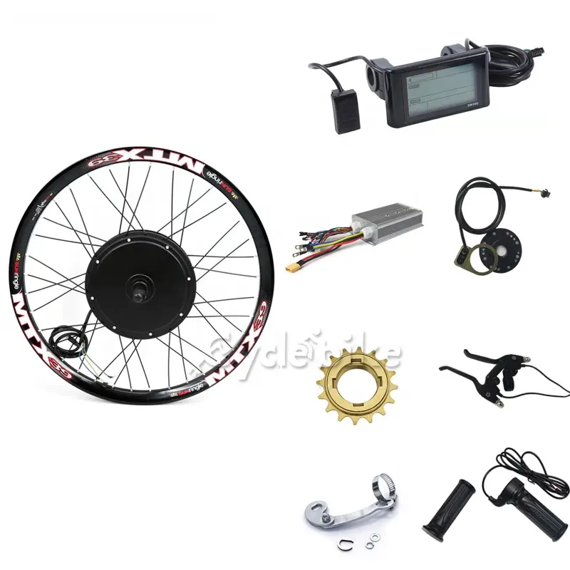 Kit de motorisation de vélo électrique, 3000 w, contrôleur 60a, écran à chaud, livraison gratuite, chine