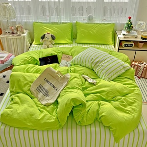 Nouvelle housse <span class=keywords><strong>de</strong></span> couette <span class=keywords><strong>en</strong></span> gros <span class=keywords><strong>de</strong></span> faux lin <span class=keywords><strong>en</strong></span> microfibre lavée <span class=keywords><strong>en</strong></span> <span class=keywords><strong>ligne</strong></span> dans les ensembles <span class=keywords><strong>de</strong></span> literie à bas prix - Product Image 1